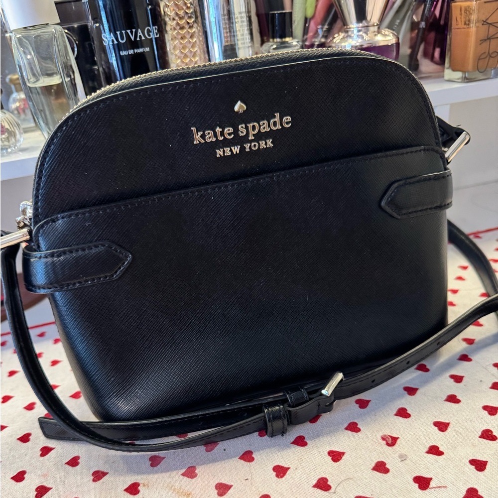 Kate Spade Black Leather Crossbody Bag